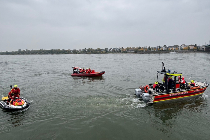 Rhein-Sieg-Kreis: Wasserrettung auf dem Rhein