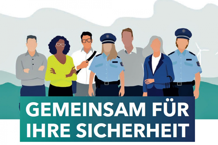 Rüsselsheim am Main: Sicherheitsveranstaltung am Bahnhof Rüsselsheim