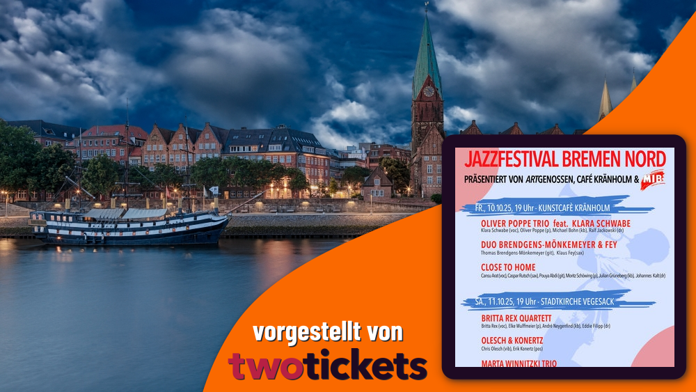 Klassische Konzerte in Bremen am 11.10.25: Jazzfestival Bremen Nord 2025