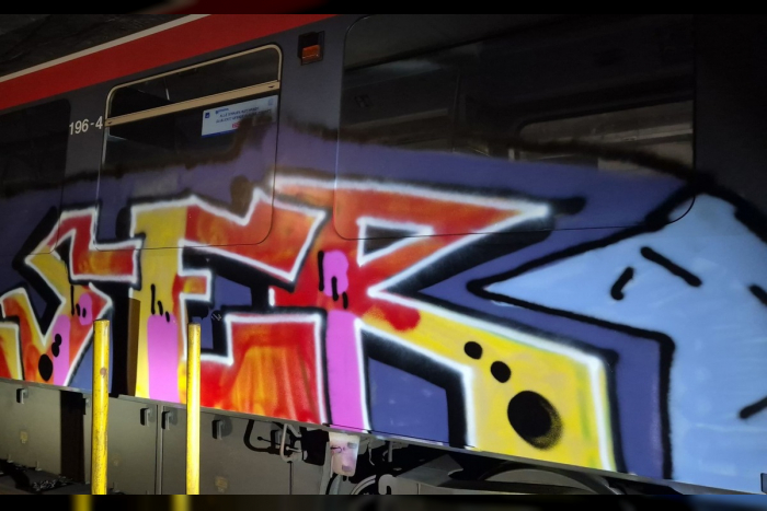 Hamburg: Graffiti-Sprayer auf frischer Tat erwischt