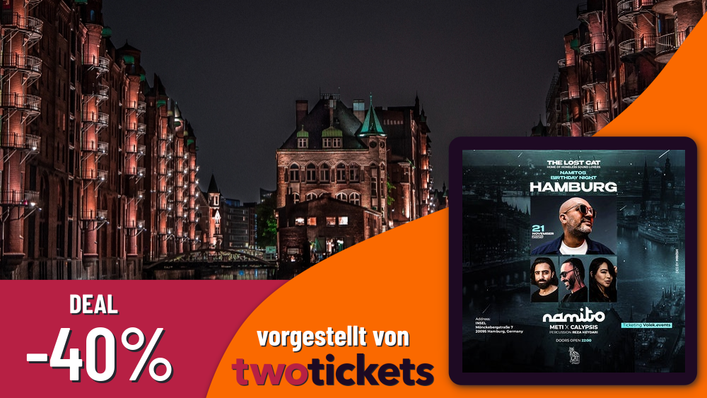 Besondere Musikevents in Hamburg am 21.11.25: Namito Birthday Night