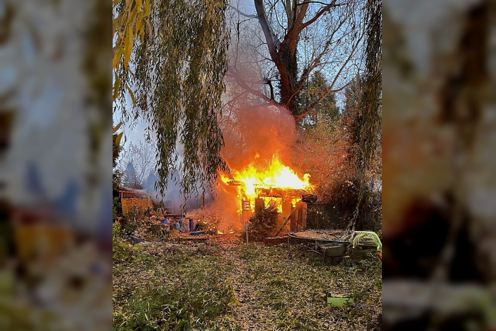 Bremerhaven: Brand in Kleingartengebiet