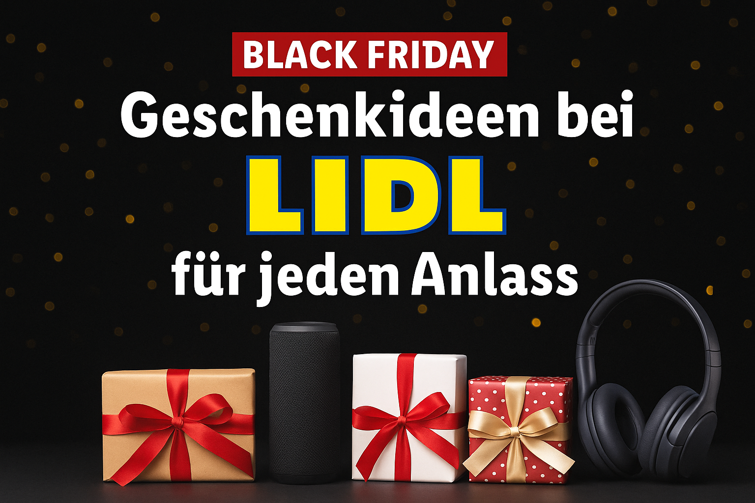 Black Friday bei Lidl: Die besten Geschenkideen für jeden Anlass – schon ab wenigen Euro!