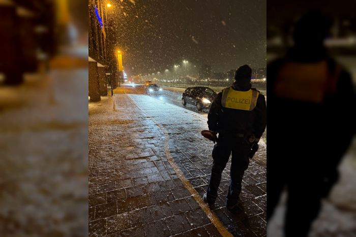 Verkehrskontrolle in Kiel