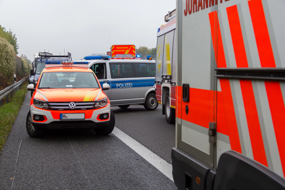 Autobahn nach tödlichem Unfall voll gesperrt