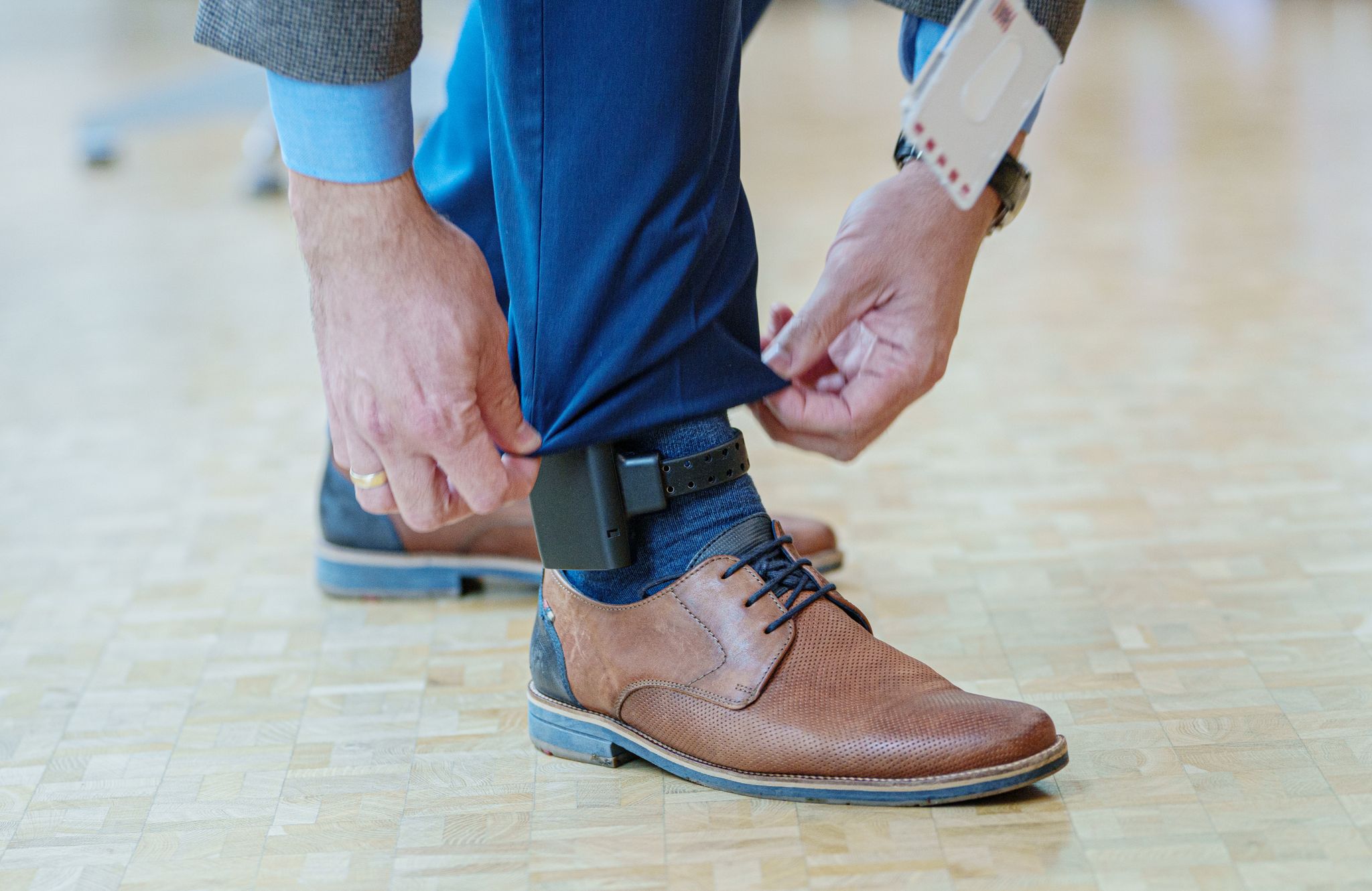 Elektronische Fußfessel für gewalttätige Ex-Partner