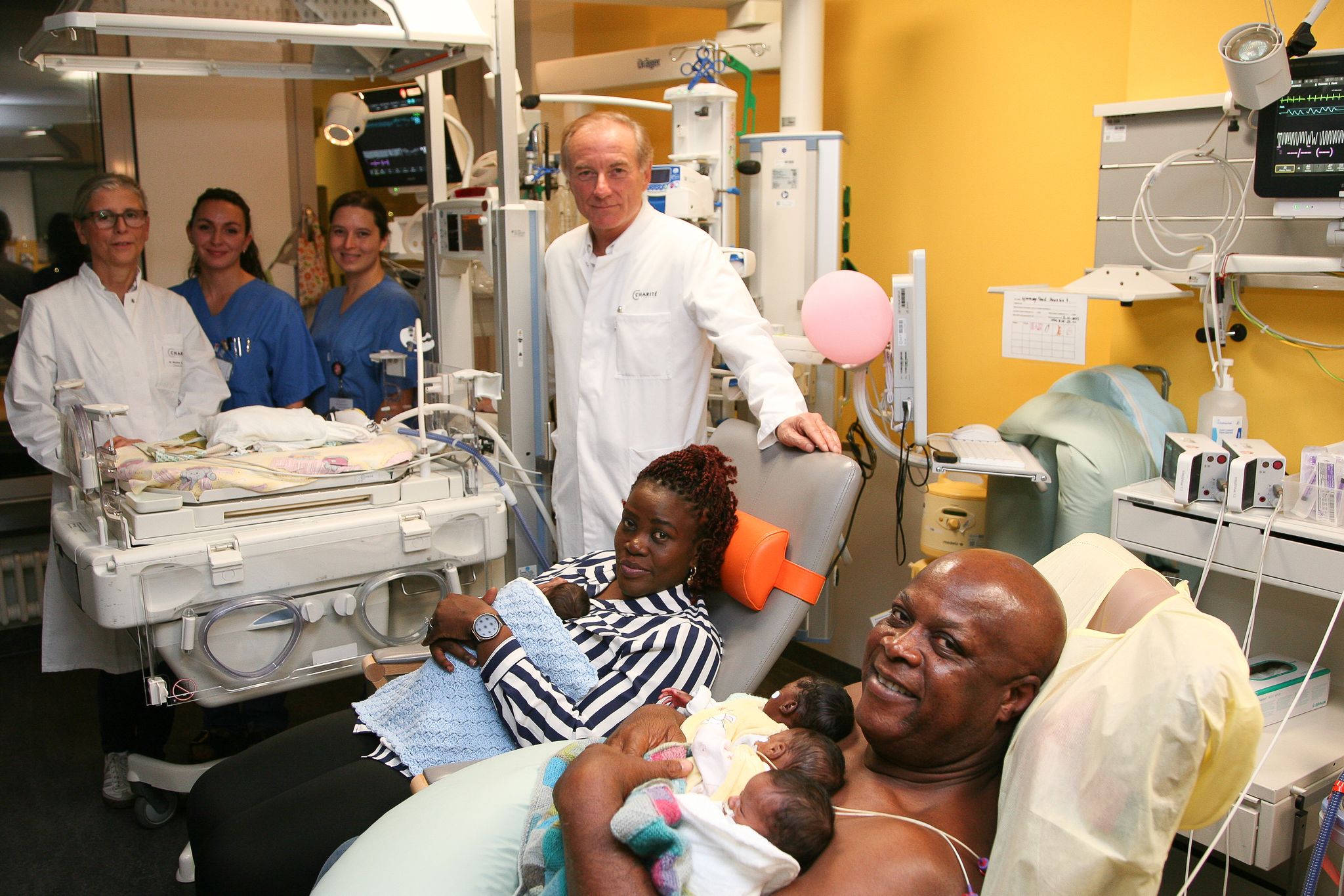 «Medizinische Rarität»: Fünflinge in Berlin geboren