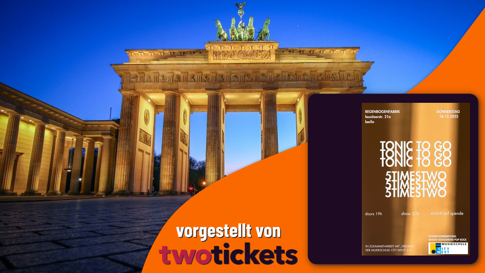 Indoor in Berlin am 18.12.25: „five times two & Tonic To Go“