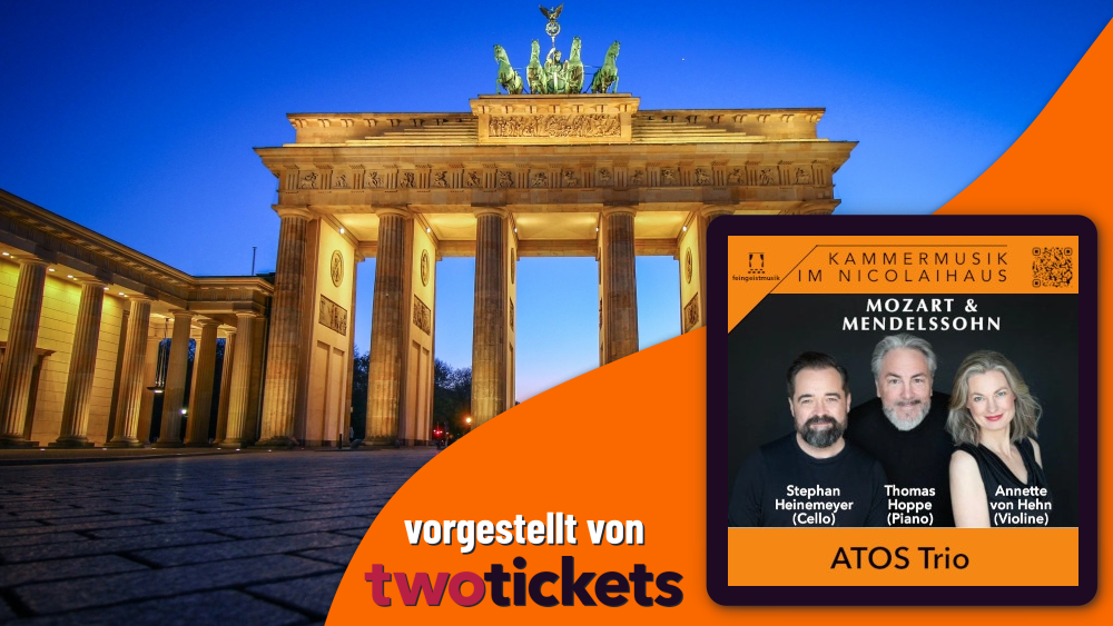 Klassische Konzerte in Berlin am 12.11.25: Kammermusik im Nicolaihaus: ATOS Trio