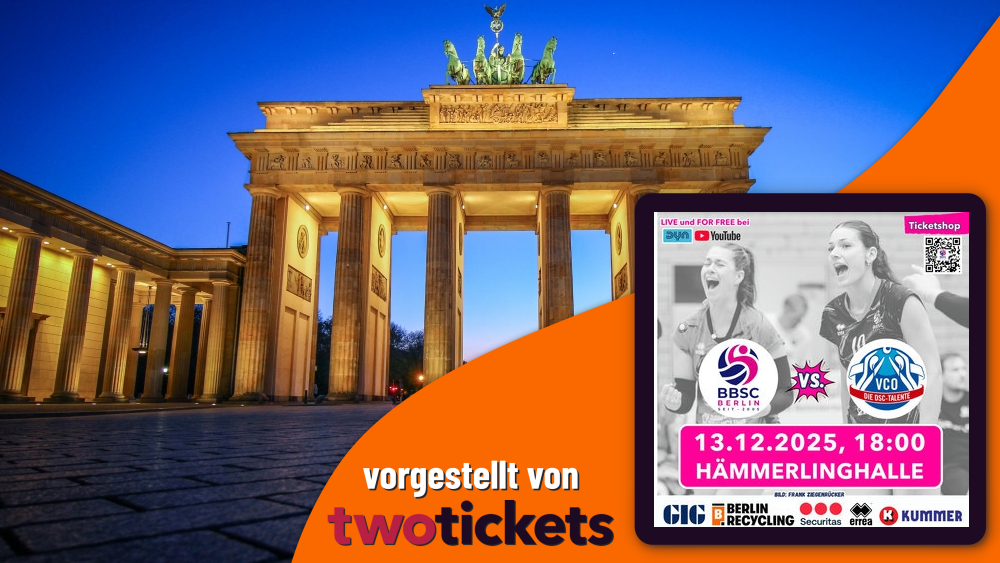Mit dem Ball in Berlin am 13.12.25: BBSC Berlin vs VCO Dresden