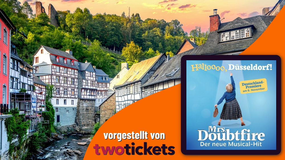 Musical in Düsseldorf am 15.11.25: Mrs. Doubtfire – Das Musical