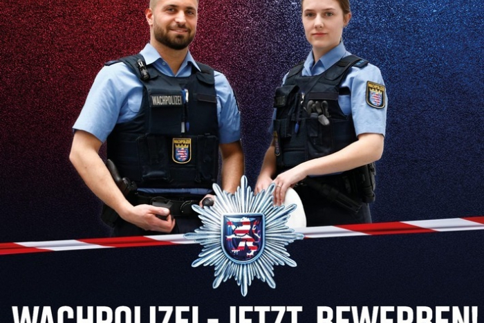 Polizeipräsidium Südosthessen: Verstärkung gesucht bei der Wachpolizei zum 1. April 2026