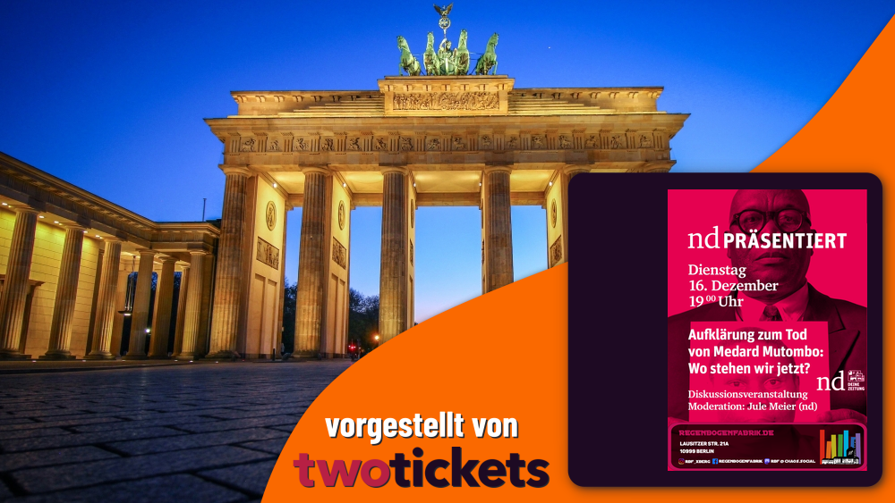 Vorträge & Diskussionen in Berlin am 16.12.25: „nd PRÄSENTIERT: Aufklärung zum Tod von Medard Mutombo“