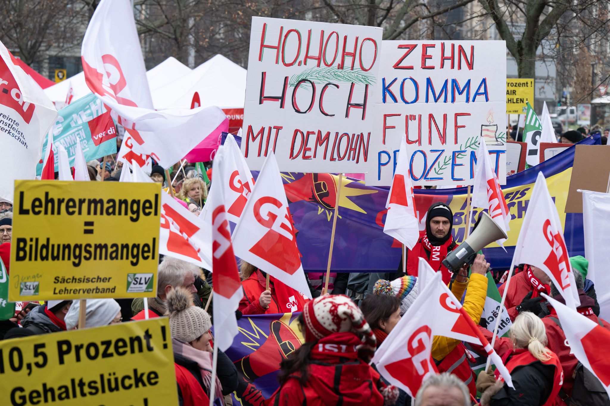 Tarifrunde mit Winterstreiks?