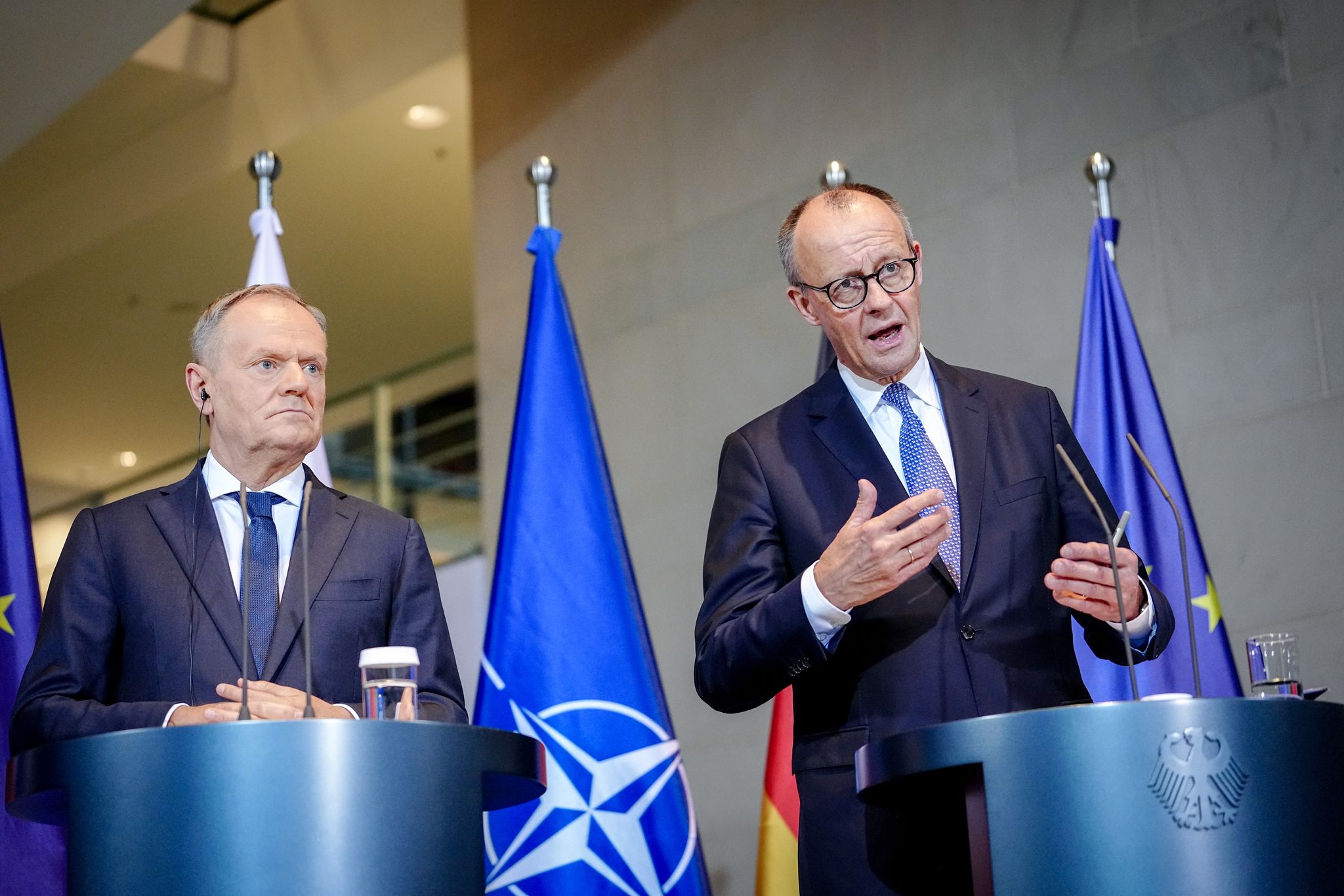 Tusk setzt Merz bei Entschädigung unter Druck