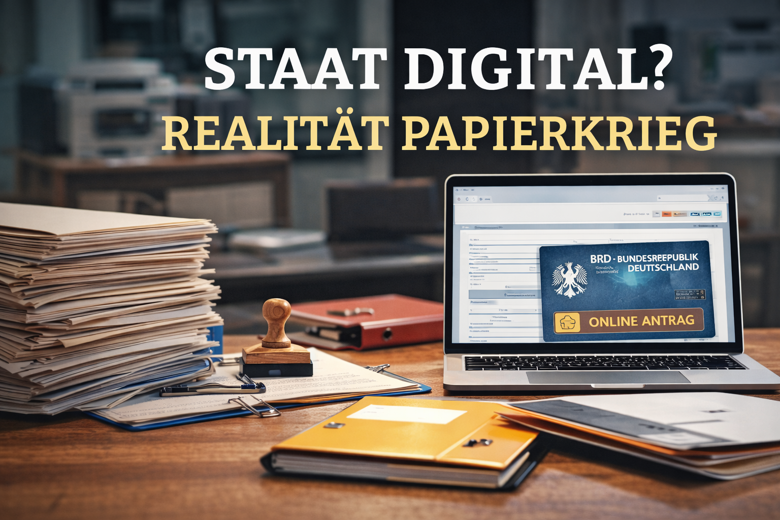 Behörden online, Papier bleibt – Warum die Digitalisierung des Staates stockt