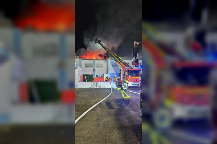 Main-Taunus-Kreis: Brand in Gewerbeobjekt in Hattersheim am Main