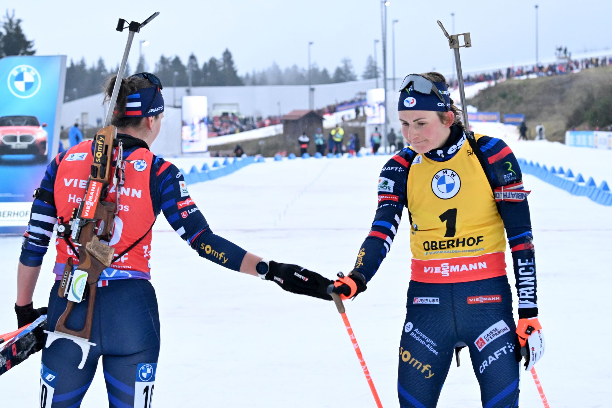 Ärger bei Frankreichs Biathletinnen: Ziemlich beste Feinde