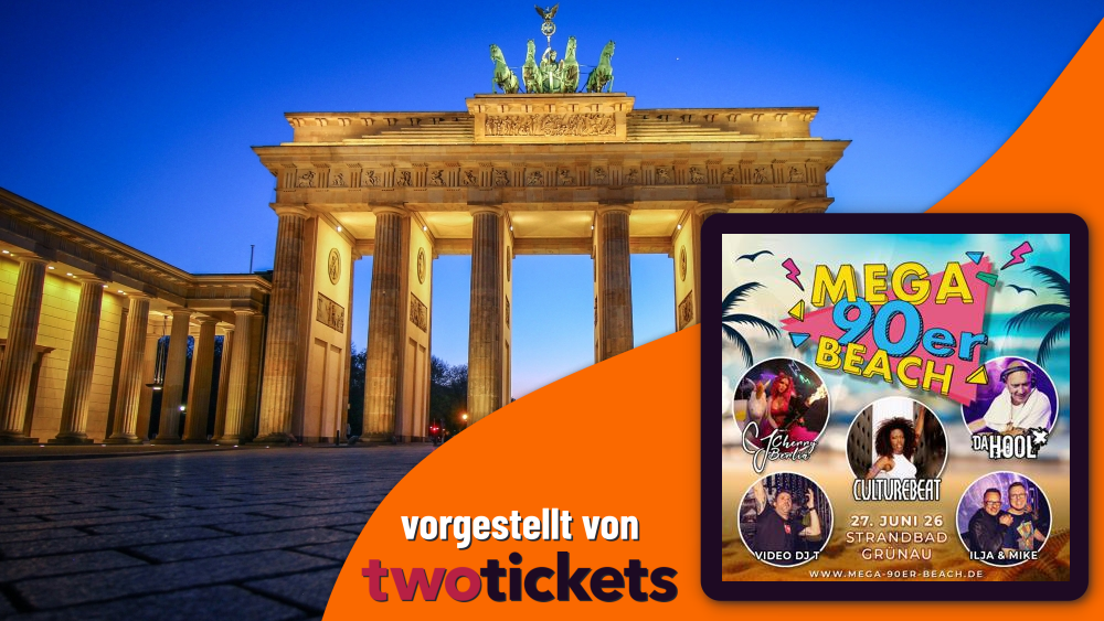 Events & Festivals in Berlin am 27.06.26: MEGA 90ER BEACH