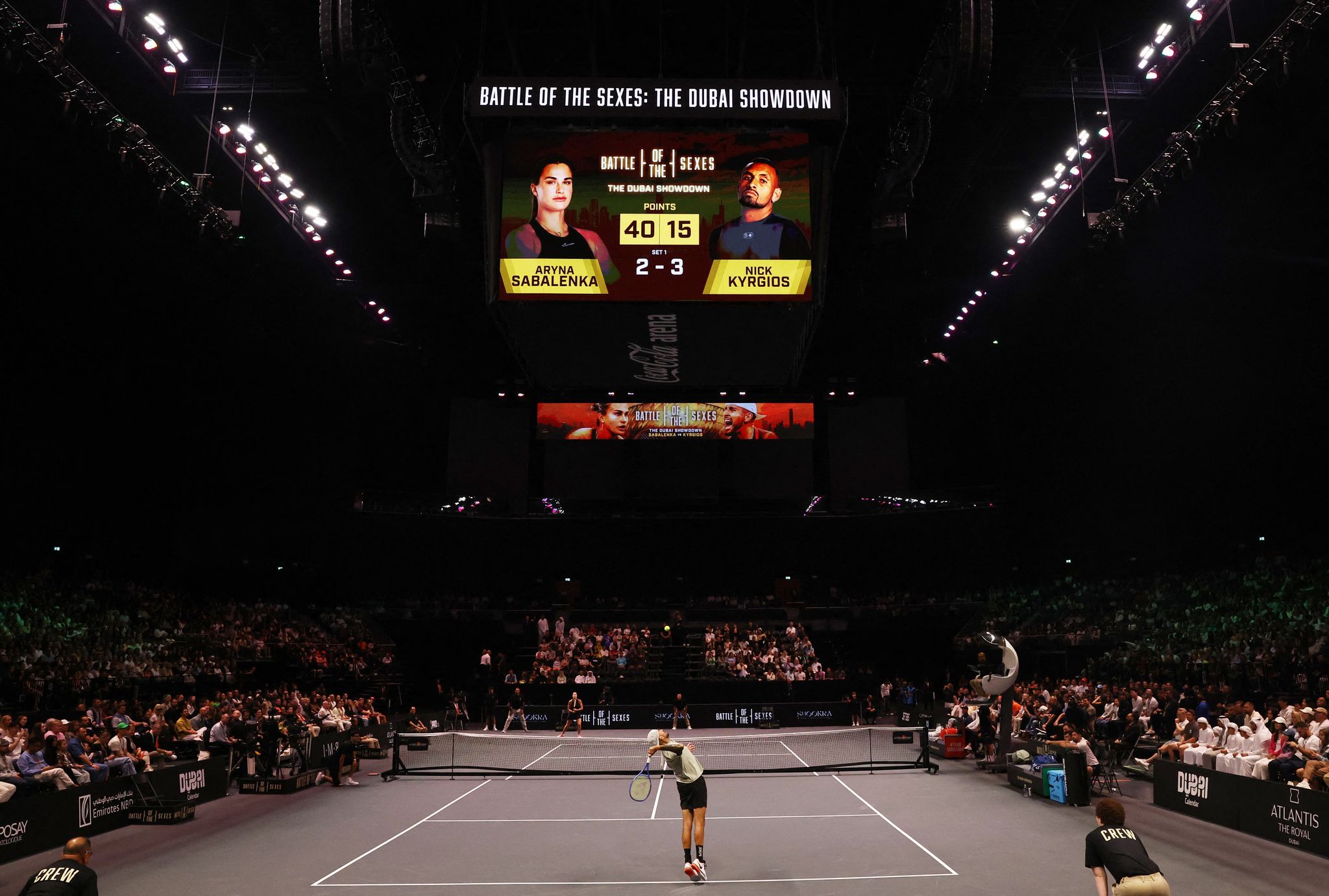 Tennis-Duell der Geschlechter: Kyrgios schlägt Sabalenka