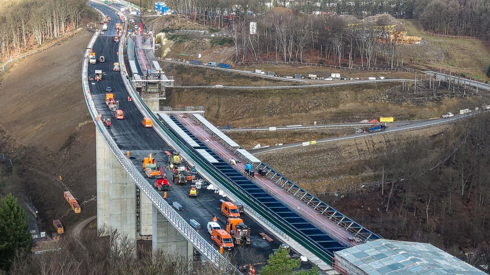 Feierliche Wiedereröffnung der Rahmedetalbrücke an der A45 im Sauerland