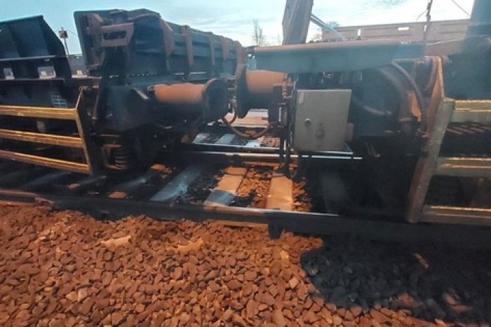 Niebüll: Autozug entgleist bei Rangierfahrt