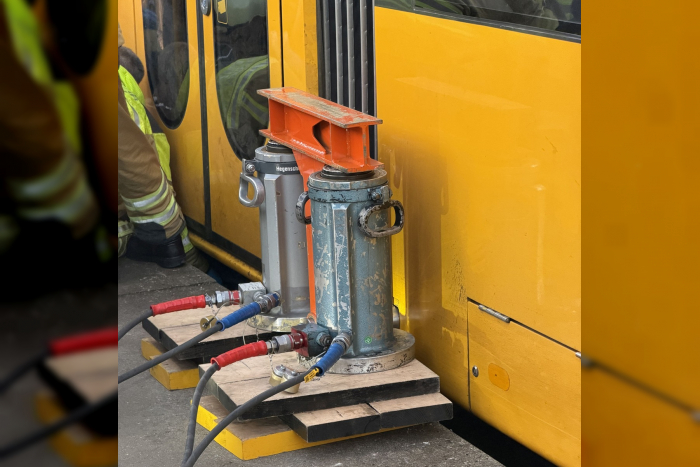 Albertstadt: Verkehrsunfall in Dresden