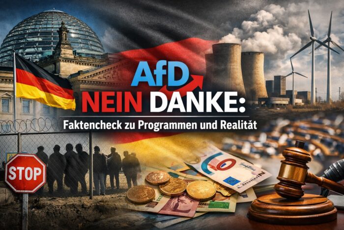 AfD: Nein danke! – Aber warum eigentlich? Ein nüchterner Faktencheck