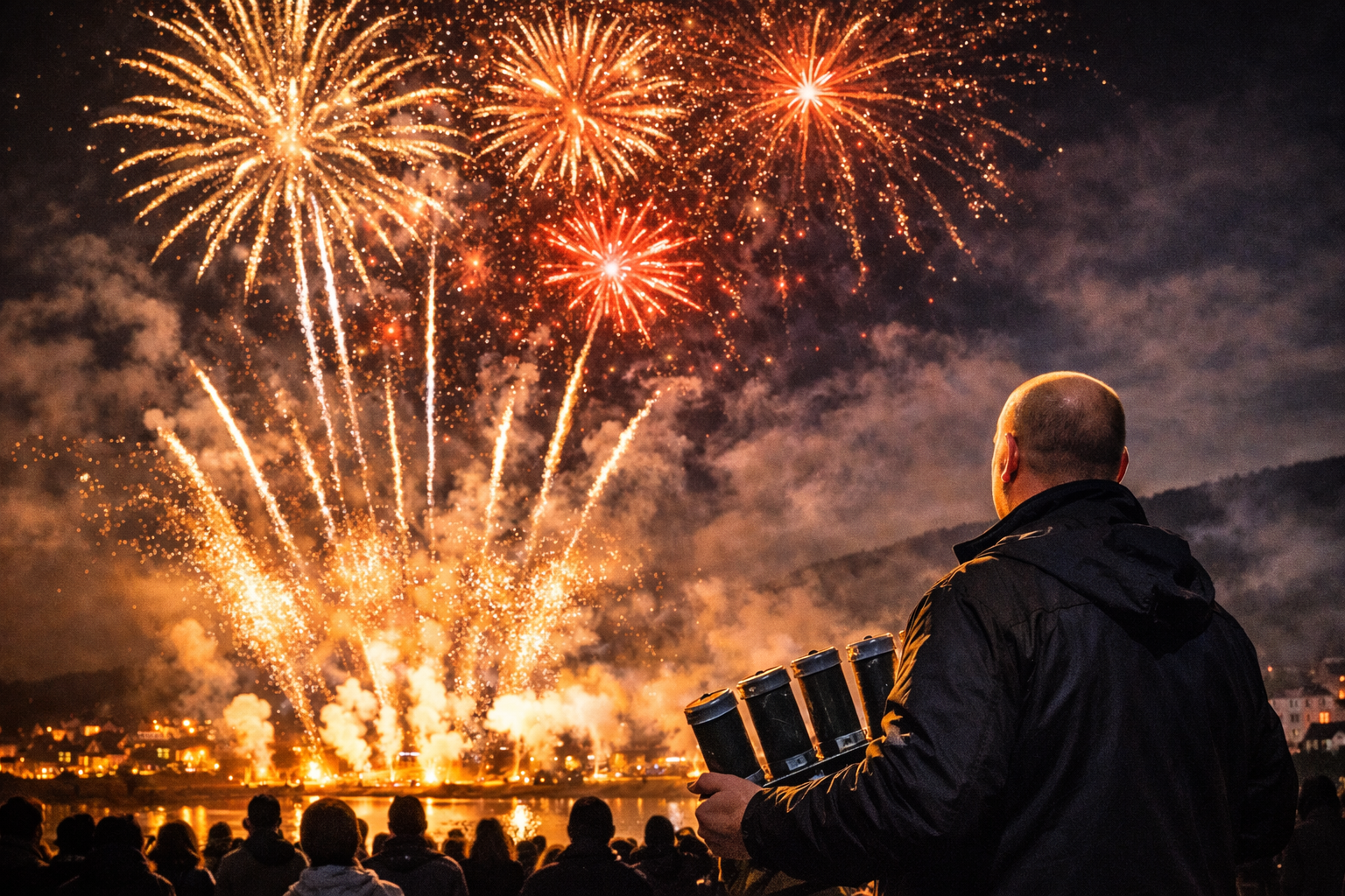 Mann in Thüringen zündet private Feuerwerk-Show für 4500 Euro