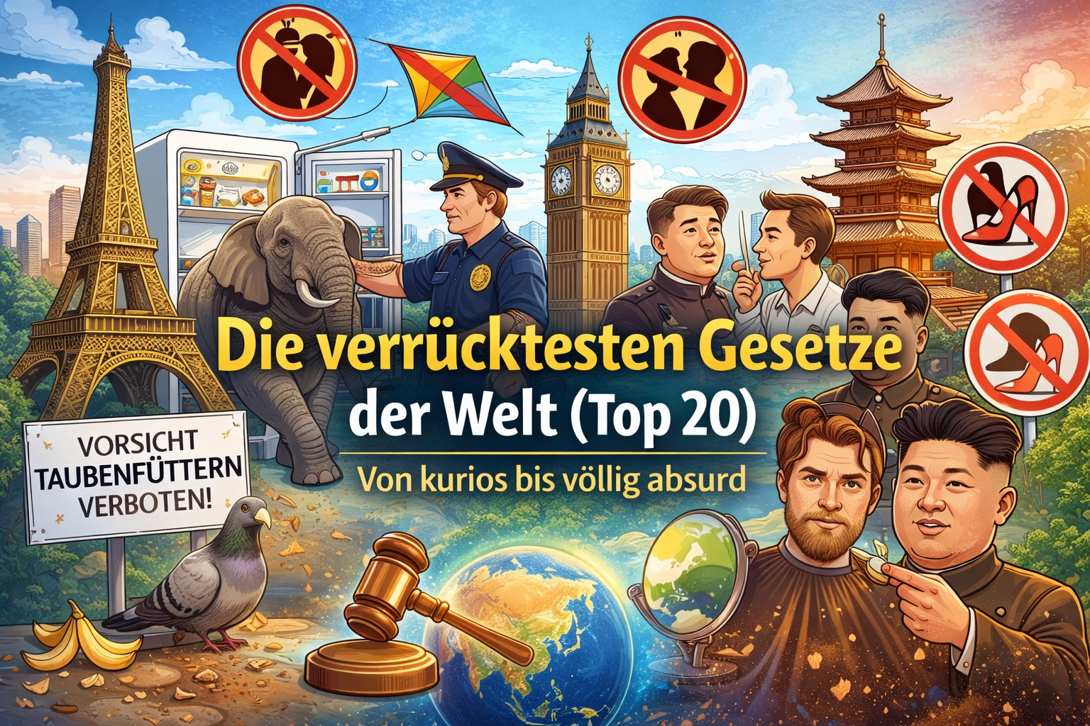 Skurril, absurd, kurios – Die verrücktesten Gesetze der Welt