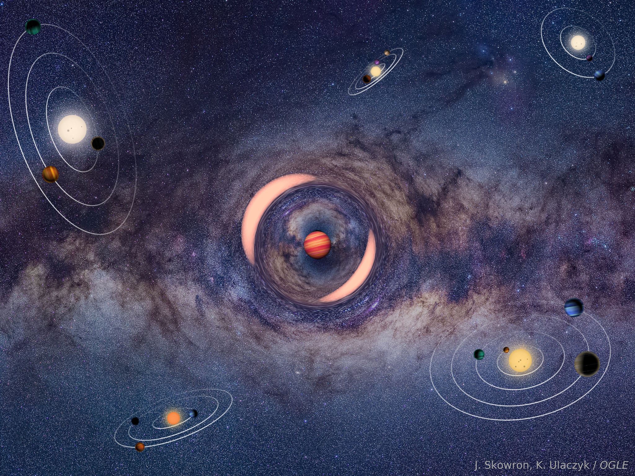 Frei durchs All schwebender Planet erstmals vermessen