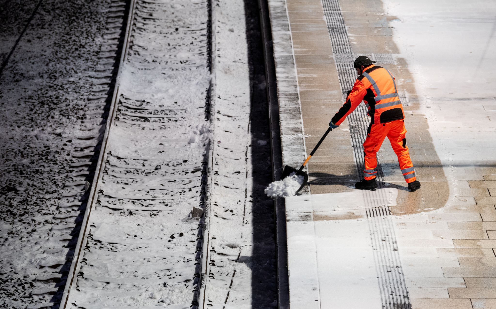 Verkehrschaos nach Wintersturm