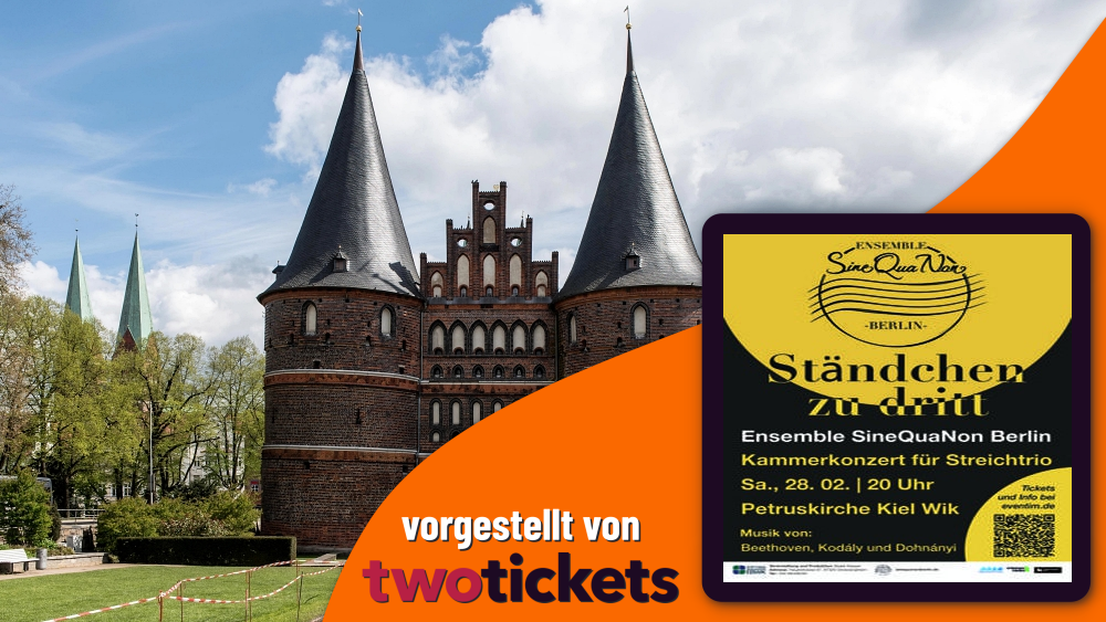 Klassische Konzerte in Kiel am 28.02.26: Ensemble SineQuaNon Berlin – Ständchen zu Dritt