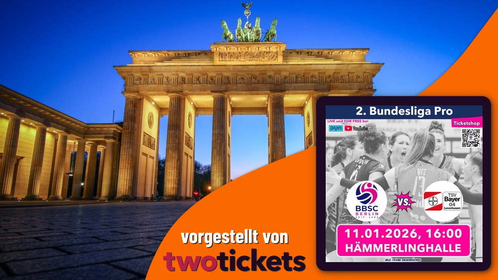 Mit dem Ball in Berlin am 11.01.26: BBSC Berlin vs BayerVolleys Leverkusen