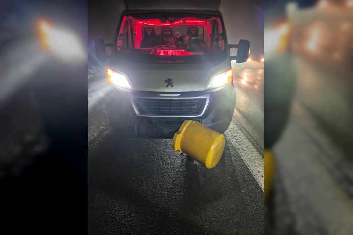 Autobahnunfall bei Albersdorf/A23