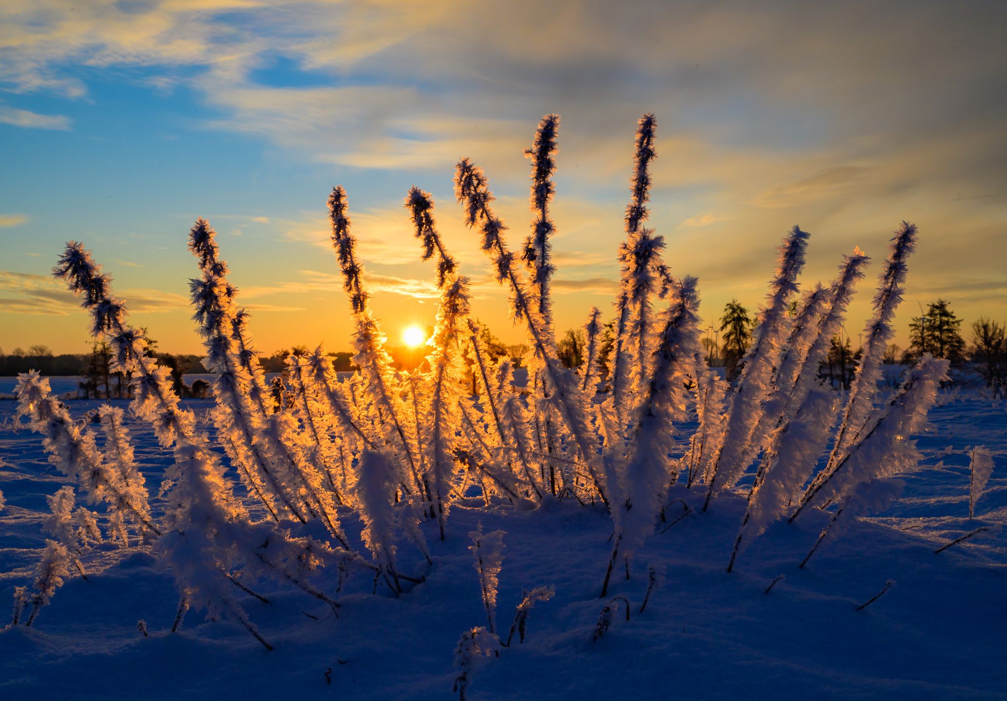 Der Winter geht kalt und sonnig weiter