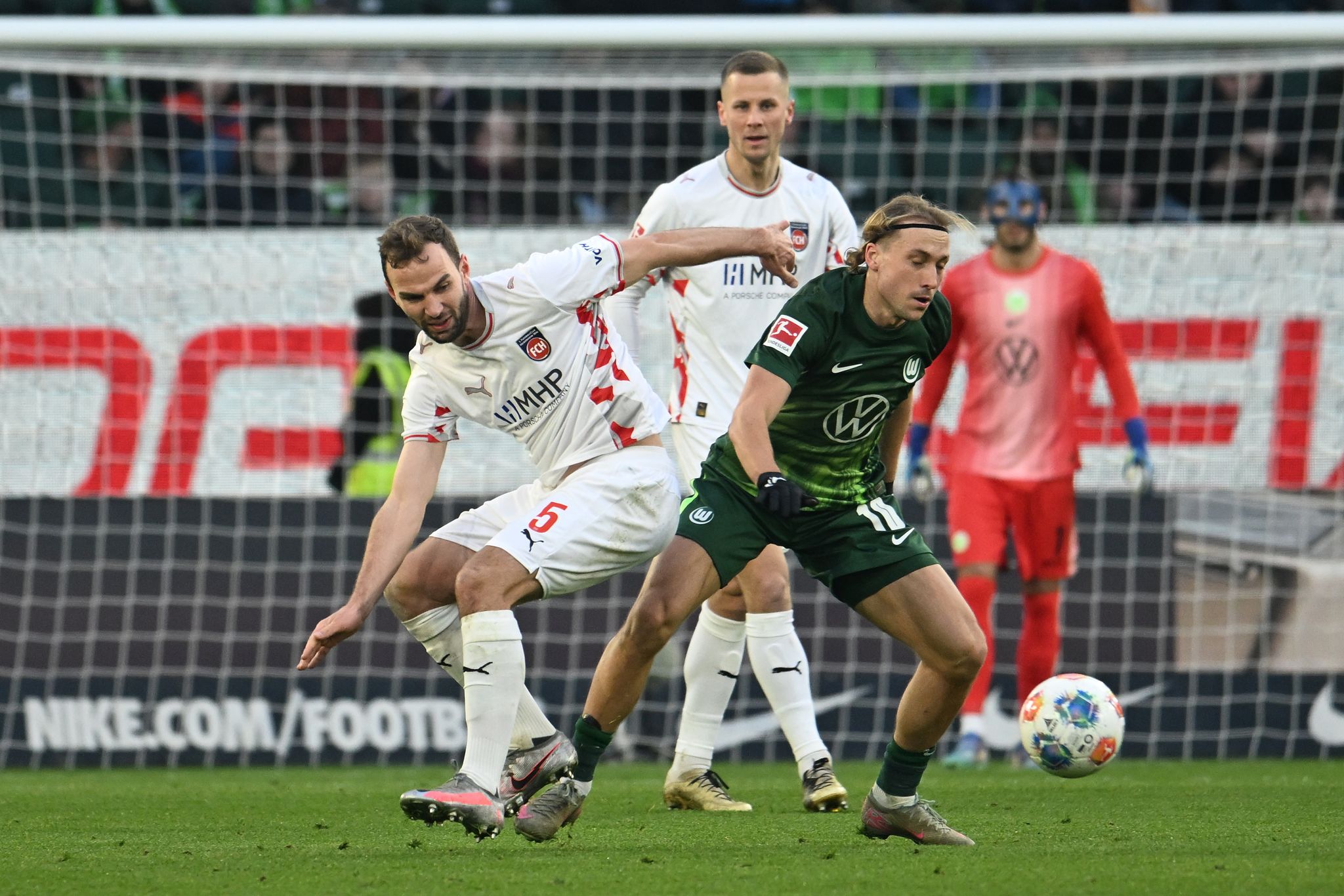 1:1 in Wolfsburg: Heidenheim springt auf Relegationsplatz