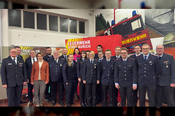 Feuerwehr Aurich: Jahreshauptversammlung und Einsatzberichte
