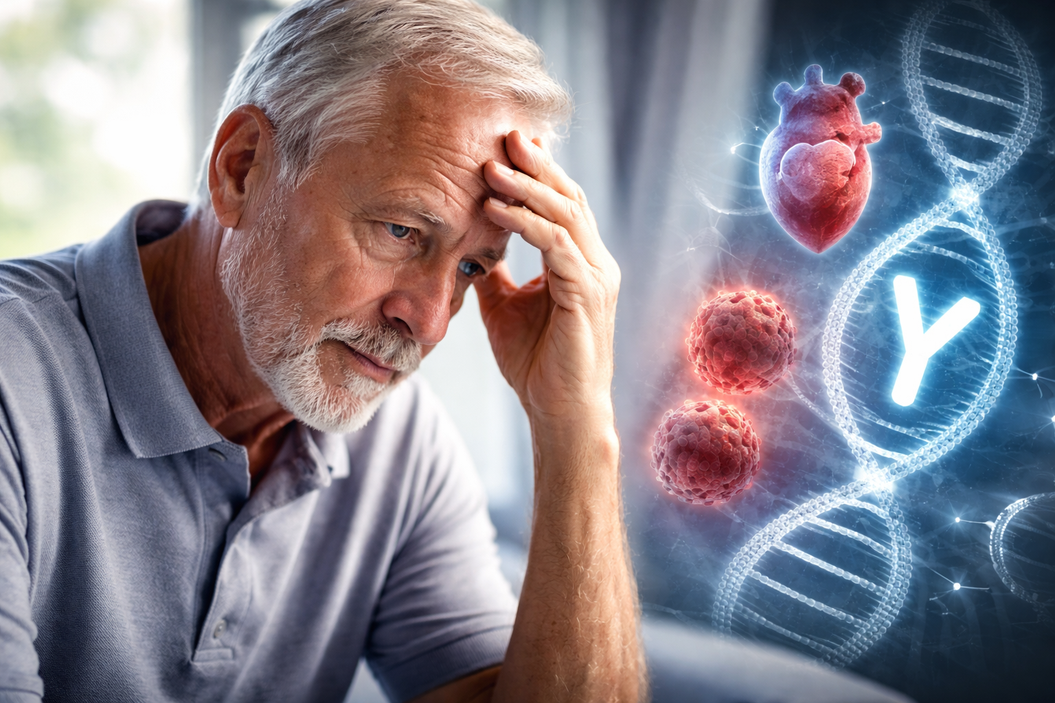 Verlust des Y-Chromosoms bei älteren Männern erhöht Krankheitsrisiken