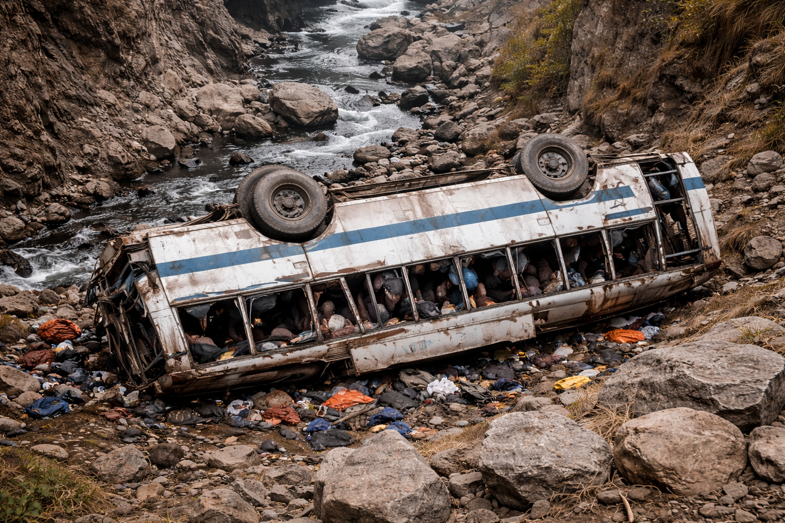 Bus stürzt in Nepal in tiefe Schlucht – Mehrere Tote und zahlreiche Verletzte