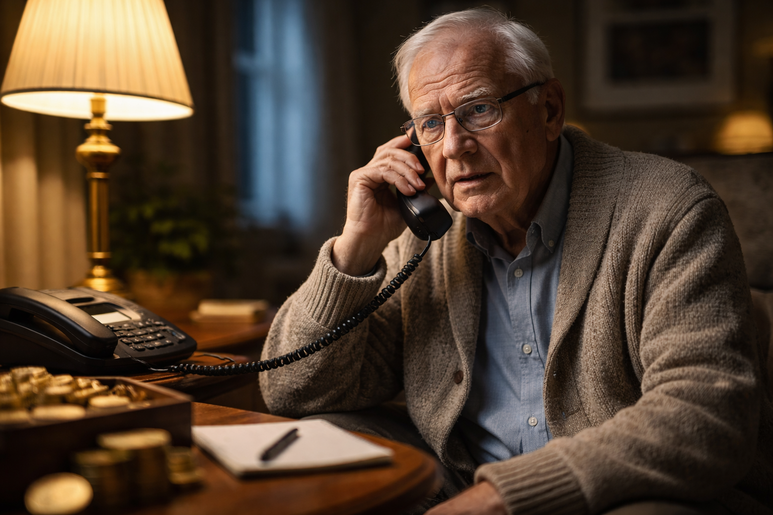 Cleverer Senior (91) entlarvt Telefonbetrüger bei Ansbach