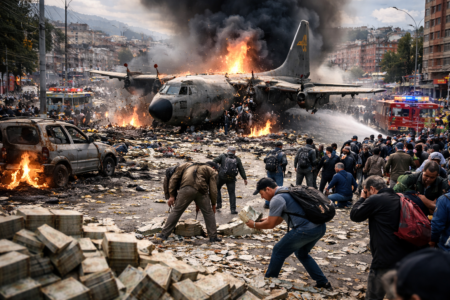 Militärflugzeug mit Bargeld an Bord stürzt in Bolivien ab – mindestens 15 Tote