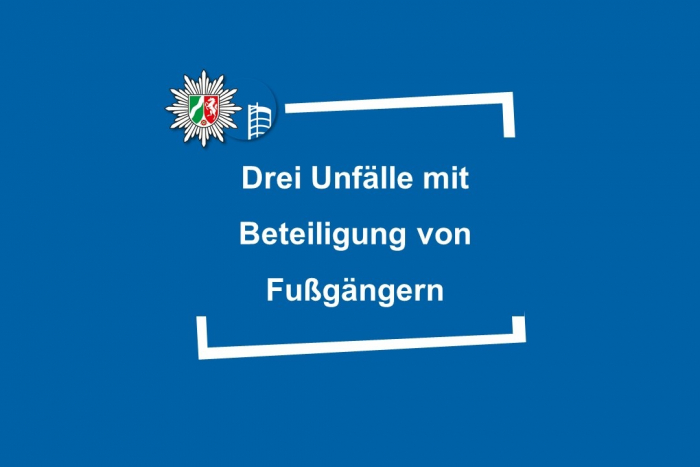 Oberhausen: Drei Verkehrsunfälle mit Fußgängern