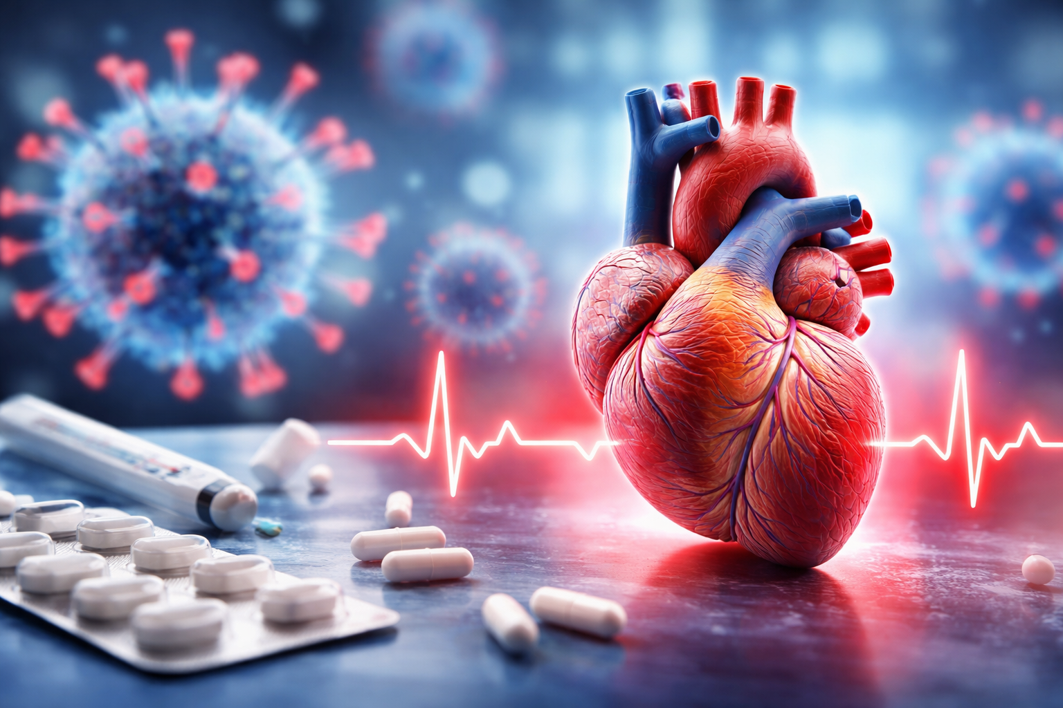 Wie eine Grippe das Herz gefährden kann