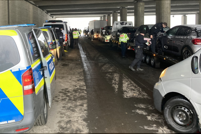 Bad Orb: Verkehrskontrolle am Autobahndreieck Seligenstadt