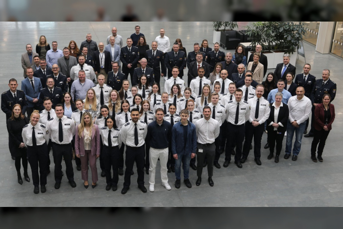Main-Kinzig-Kreis: Neue Kolleginnen und Kollegen im Polizeipräsidium Südosthessen