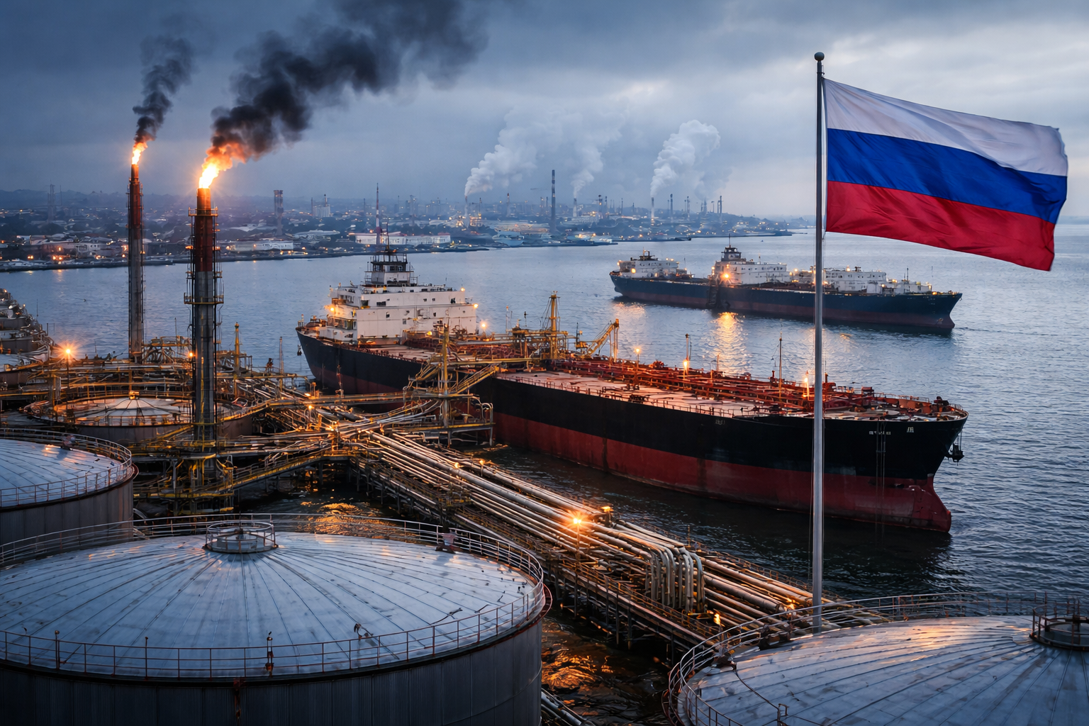 Russlands Ölexporte übersteigen Vor-Krieg-Niveau – Einnahmen sinken dennoch