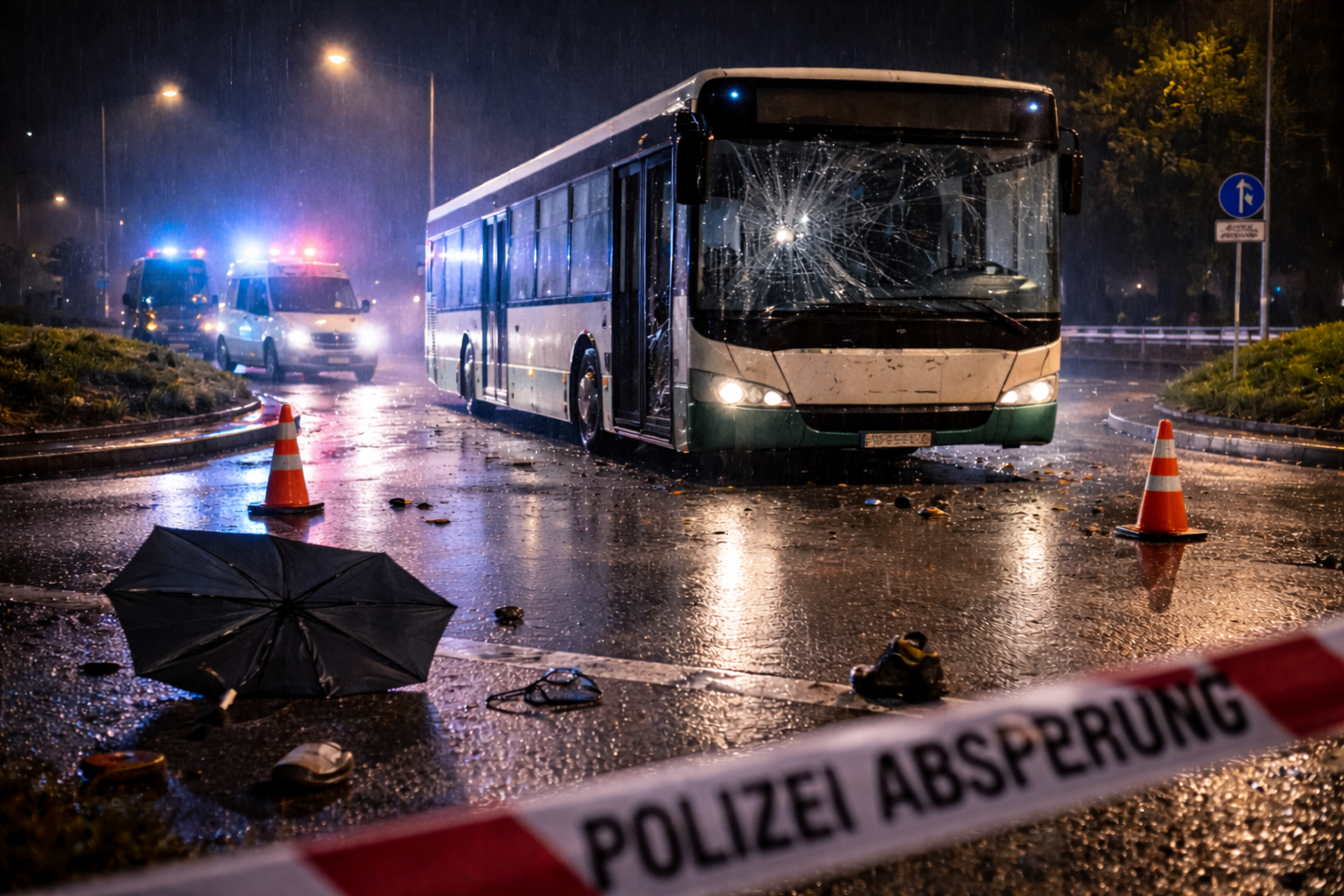 Schwerer Unfall in NRW – Fußgängerin stirbt nach Buskollision
