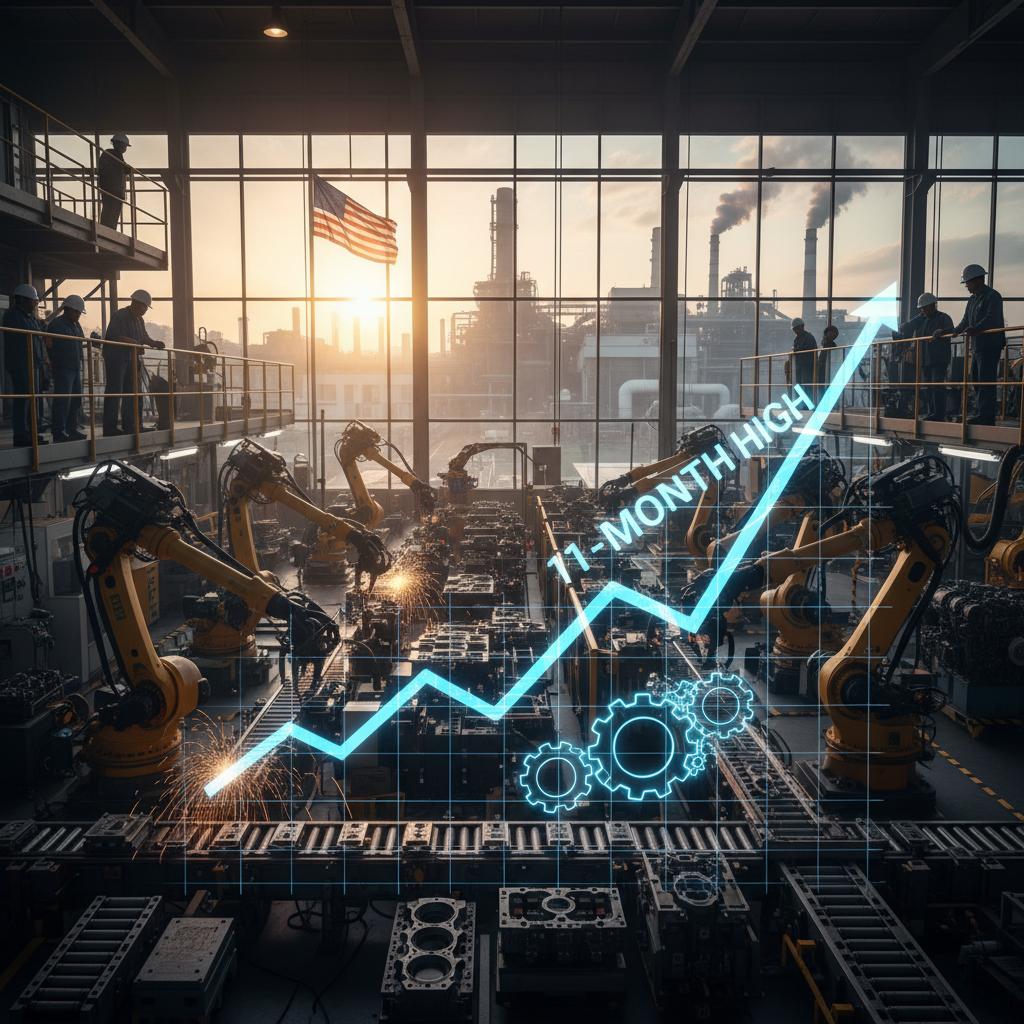 Starker Produktionsschub: 11-Monats-Hoch! Darum kommt die US-Industrie ins Rollen