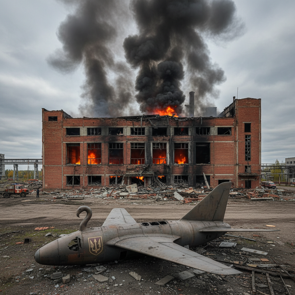 Drohnen oder Marschflugkörper?: Angeblich russisches Raketenwerk weit im Hinterland angegriffen